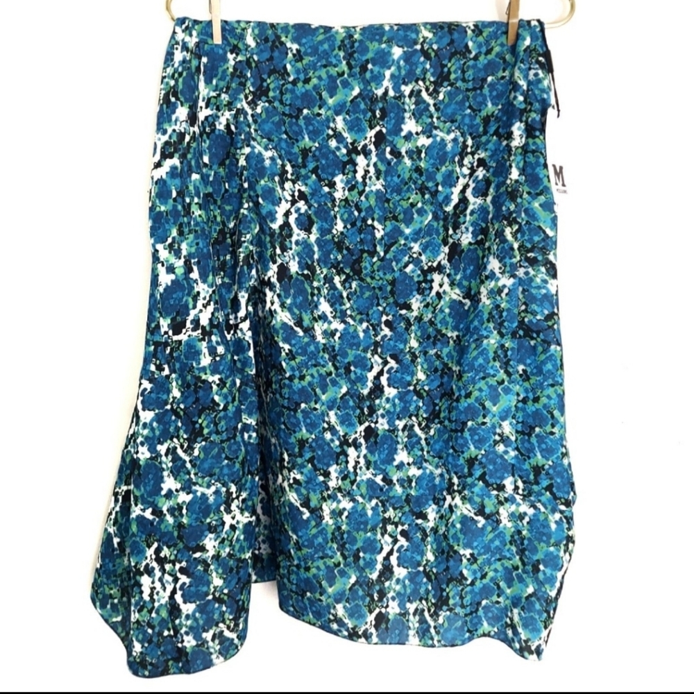 Nwt M MISSONI Graphic Asymmetrical A-line Skirt 6